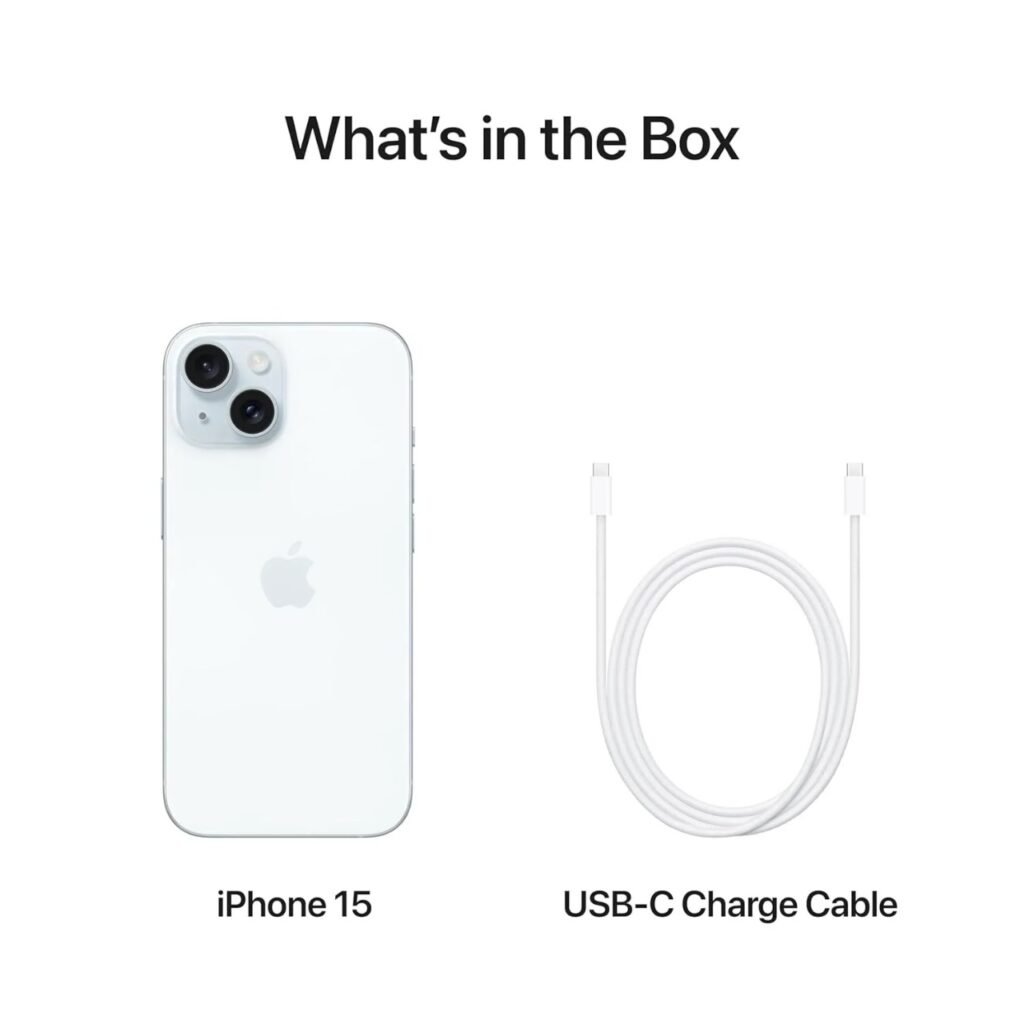 what's in the box of iPhone 15