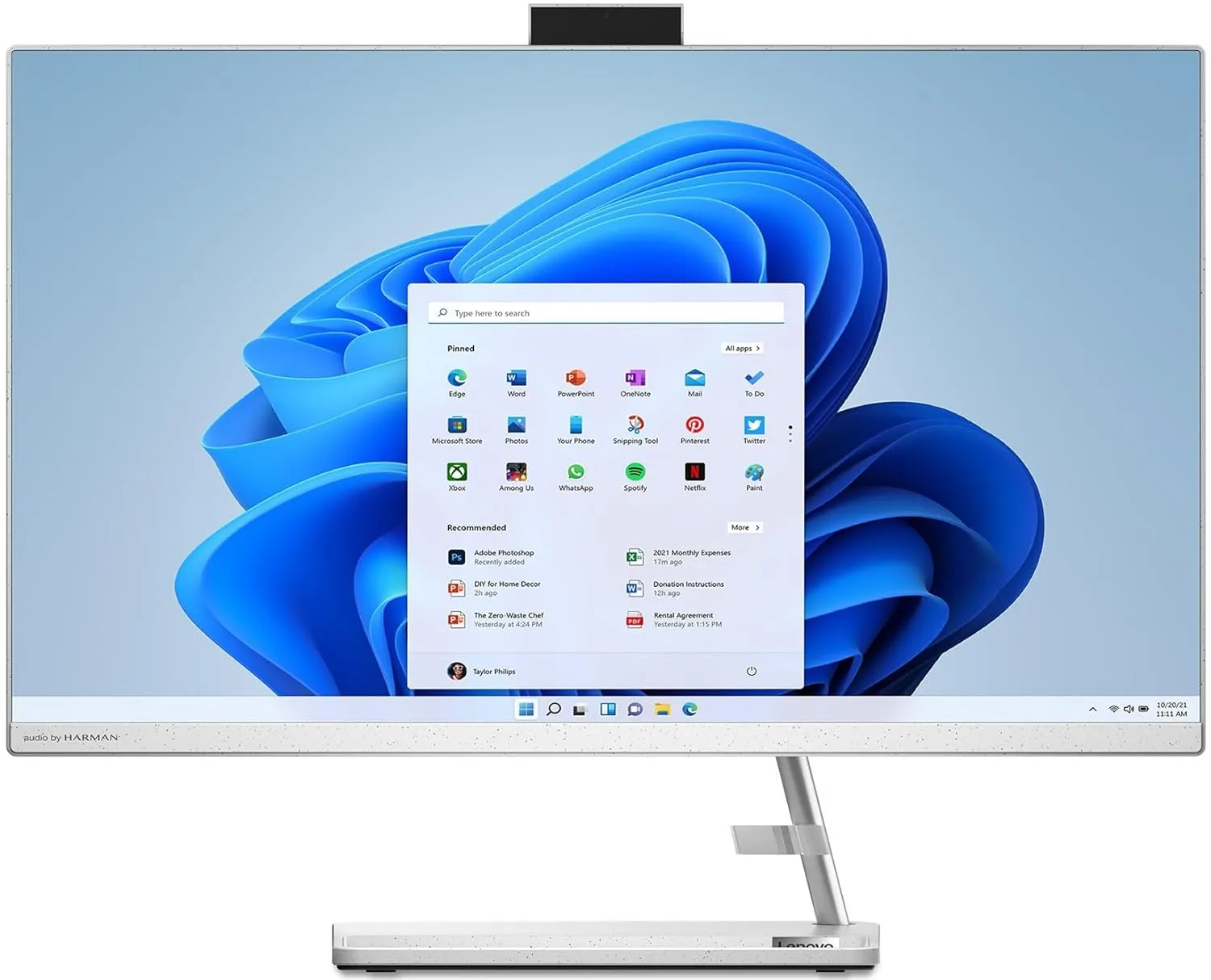 Lenovo IdeaCentre AIO 3 12th Gen Intel i3 27″ FHD IPS 3-Side Edgeless All-in-One Desktop