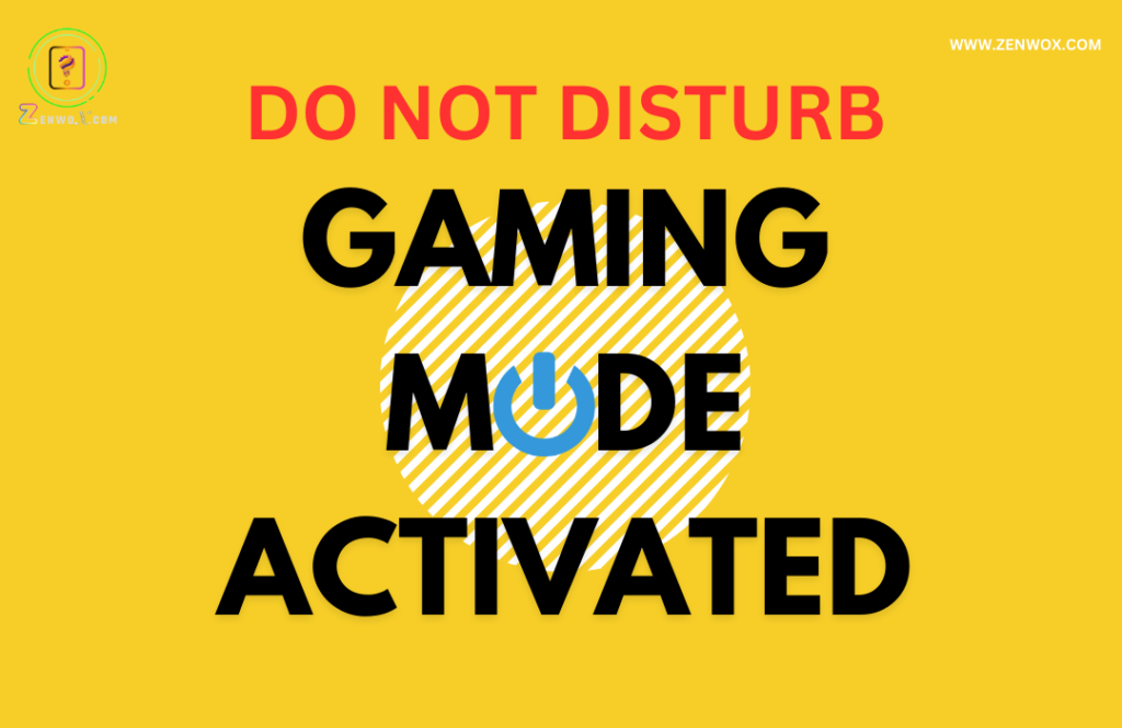 A smartphone in Do Not Disturb mode, with a gaming app running, smartphone do not disturb mode gaming, turn on do not disturb mode