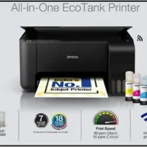 Epson Ecotank L3252 Wi-Fi All-in-One Ink Tank Wireless Color LED Printer (Black)