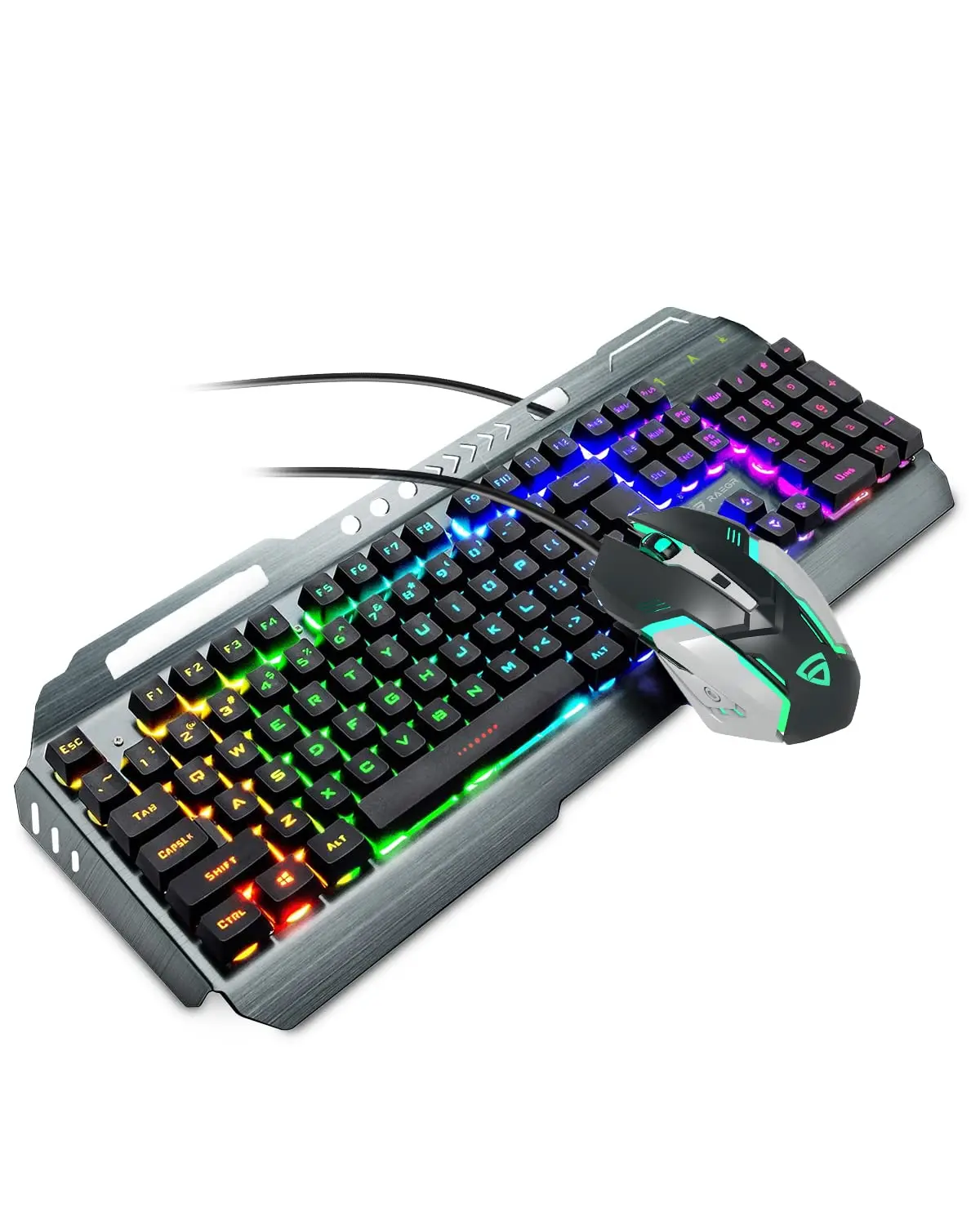 RAEGR RapidGearX70 Gaming Keyboard and Mouse Combo (USB)