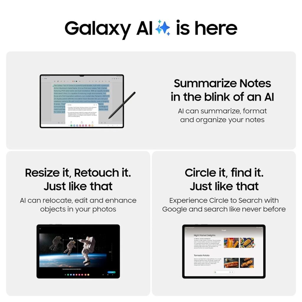 introduce galaxy ai in this samsung galaxy tab s9