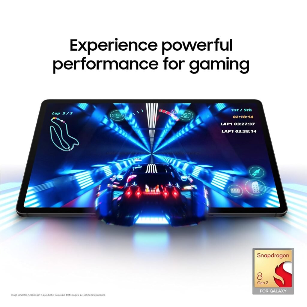 processor and gaming experience of samsung galaxy tab s9