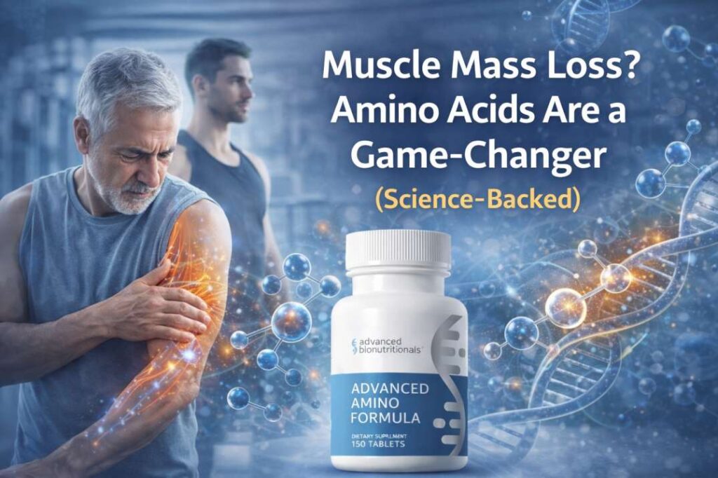 Muscle Mass Loss? Here’s Why Amino Acids Are a Game-Changer